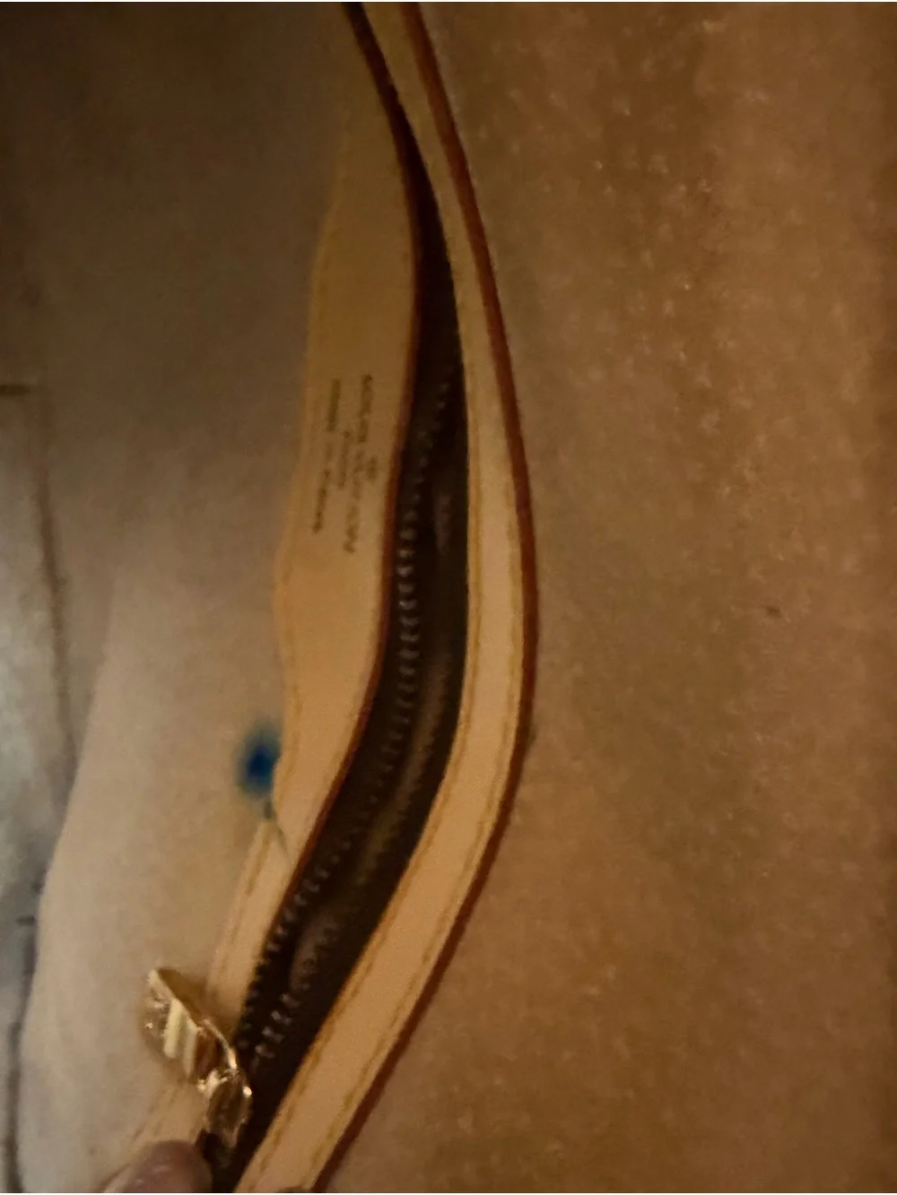 Designer-Inspired Brown Monogram Shoulder Bag with Yellow Handle